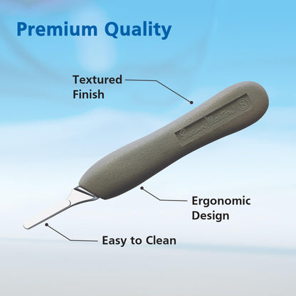 Swann Morton Ergonomic Scalpel Handle No. 8 - Plastic Design, Compatible with Blades 60 & 70, Surgical Knife Handle, Tool for Lab & Hobby Use, Precision Instrument