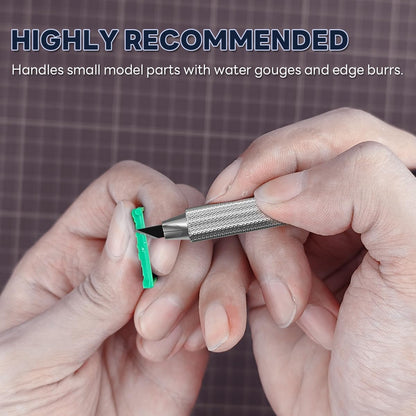 stedi Craft Hobby Knife Kit, Model Hobby Making Tools, All Metal Precision Craft Knife with 20PCS Blades for Gundam, Scale Military Model, 3D Resin Parts, Blue