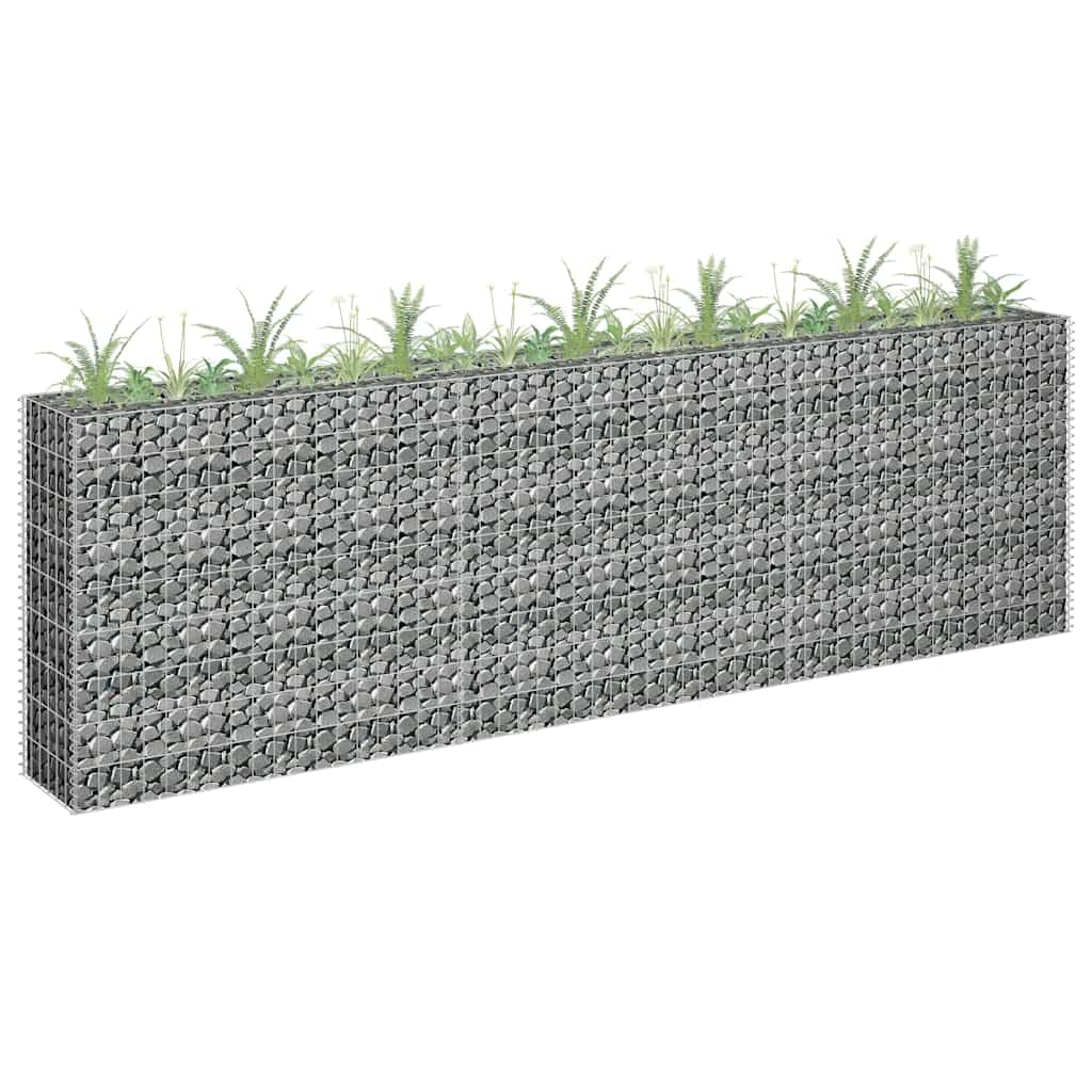 Mhdvray Large Galvanized Steel Raised Garden Bed 106.3 x 106.3 x 35.4 in, Modern Industrial Planter Box for Outdoor Vegetables & Flowers, Square Metal Box for Patio, Balcony, Yard