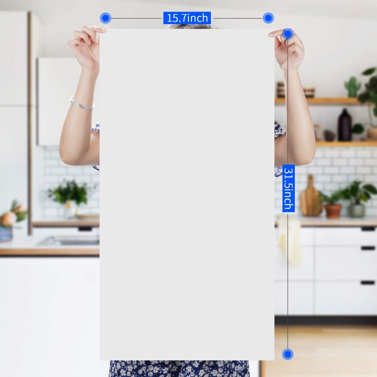 JINBAOF Oversized Kitchen Counter Silicone Mat, Large Silicone Countertop Protector, Non-Slip Heat Resistant Protective Mat 32 x 16in, Reusable Kitchen Counter Silicone Mats