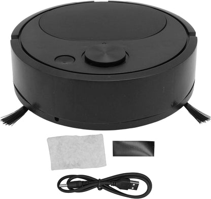 Luqeeg Robot Vacuum Cleaner, USB Charging Smart Sweeping Robot, Strong Suction Sweeper Vacuum for Wooden Flooring, Low
