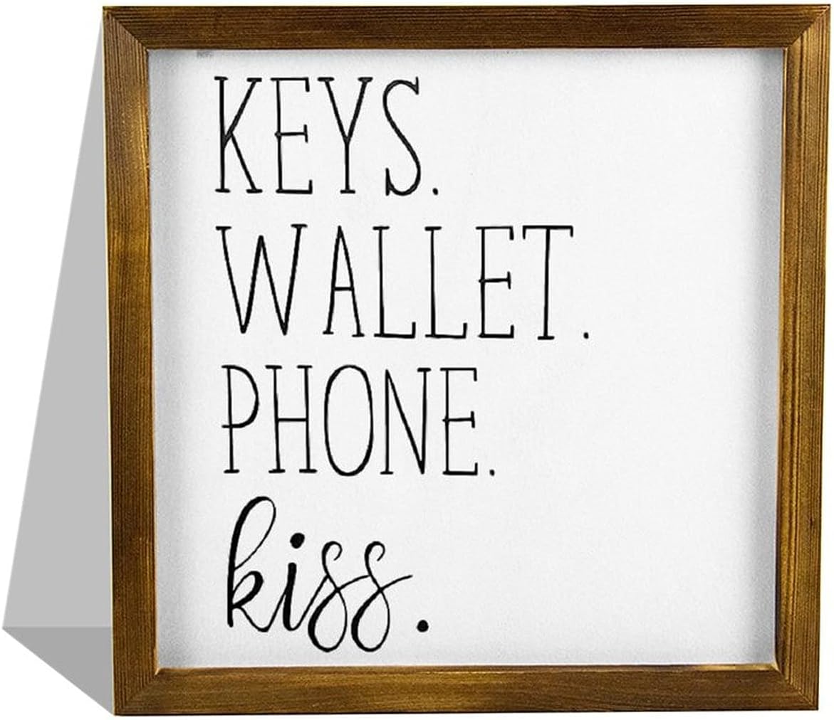 Rustic Wood Sign by Fprqlyze | Kitchen Decor | 12 x 18 inches | Retro Colors and Rustic Design