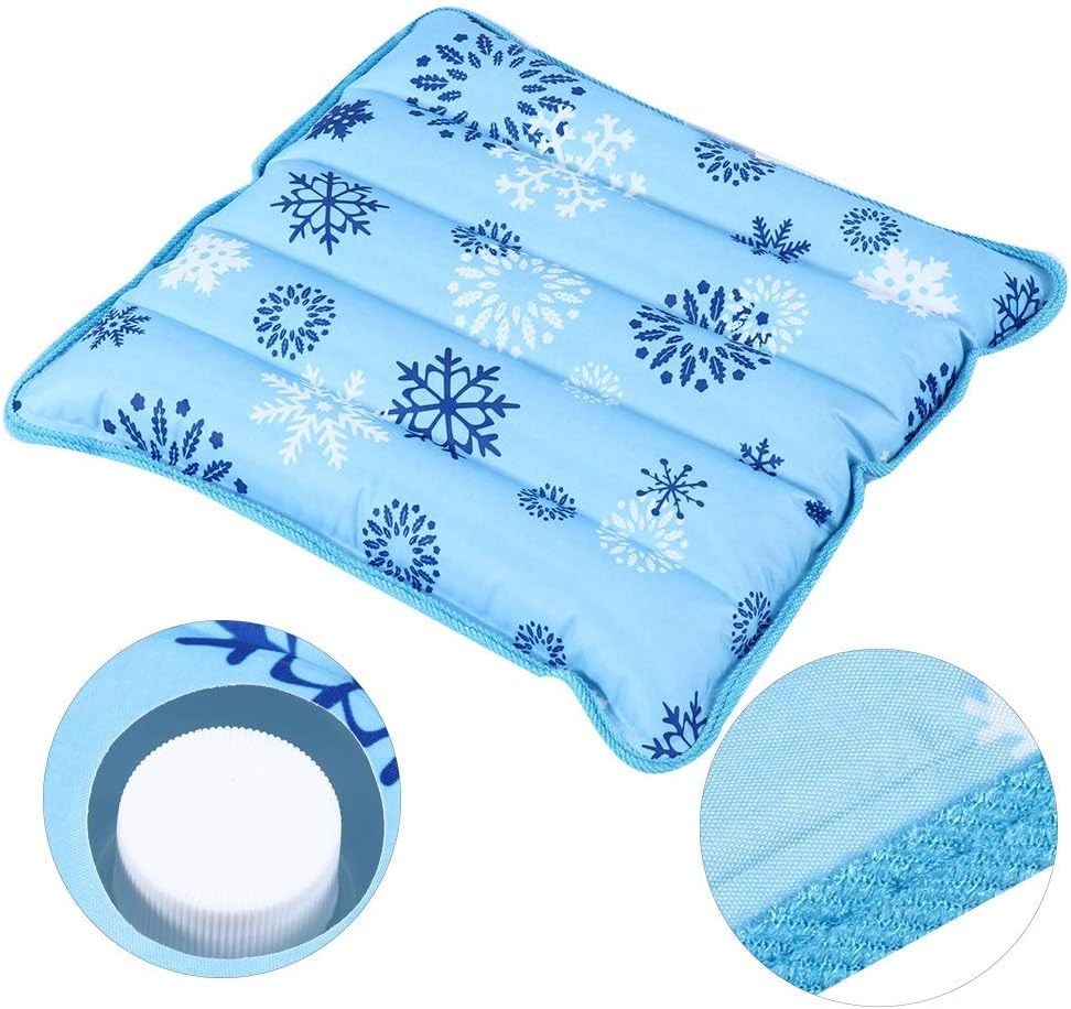 Cool Pillow, Reusable Gel Ice Packs with Ice Crystal Powder for Summer Cooling Cushion Mat