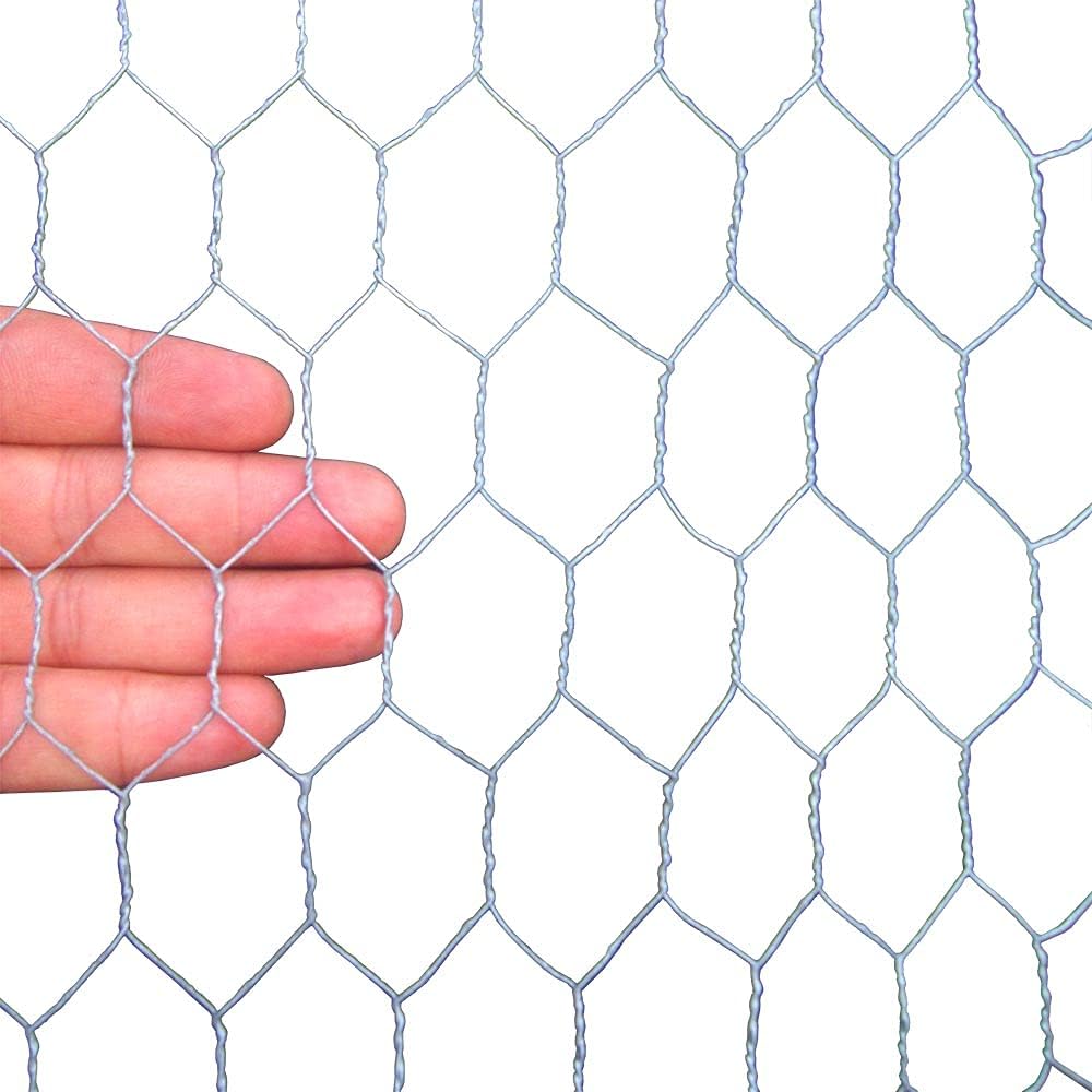 20GA 36 inches 25 1 inch Galvanized Hexagonal Poultry Netting Chicken Wire x feet x Mesh