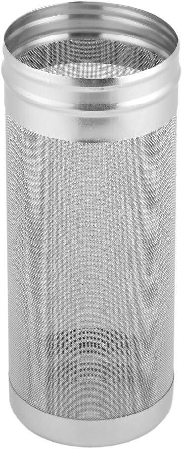 Stainless Steel Mesh Beer Filter, 300 MICRONs Brew Filter, Dry Filter, Hop STRAINser Cartridge for Homebrew Beer and