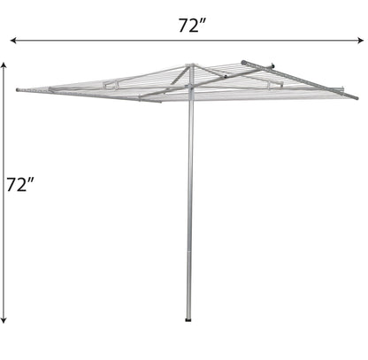 Household Essentials Parallel Clothesline Outdoor Dryer, 30 Lines with 210 Feet of Drying Space, No-Rust Steel