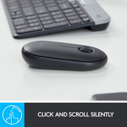 Logitech Slim Wireless Bluetooth Mouse for Mac - White