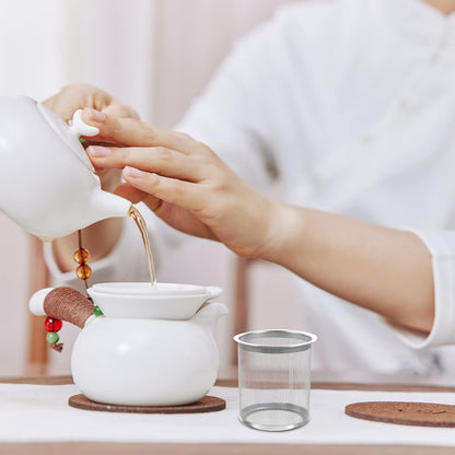 Kichvoe Stainless Steel Tea Strainer, Tea Kettle, and Mug Filter for Brewing Tea
