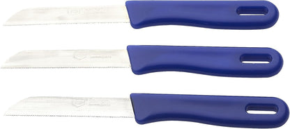 3 Piece Set of Kitchen Knives - Fruit/Vegetable