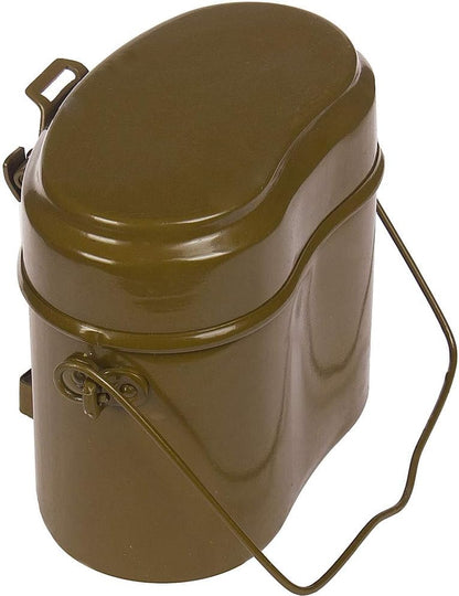 Books.And.More Original Soviet Russian Army Soldier Mess & Griddle Kit, Canteen Pot Lunch Box