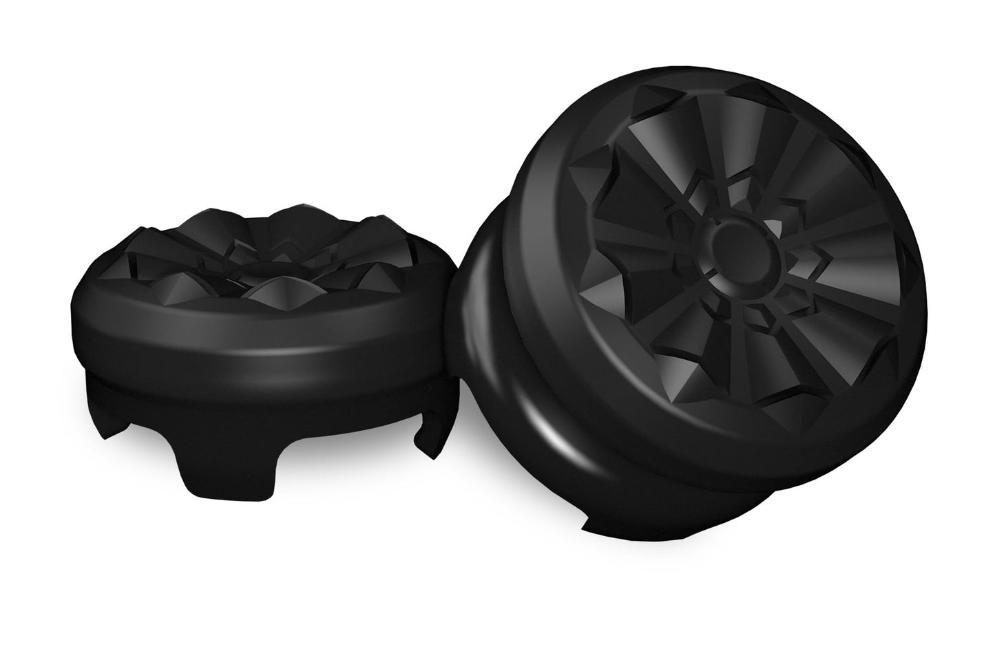 KontrolFreek Aim Boost Kit for PlayStation 5 (PS5) and PlayStation 4 (PS4) Controller | Includes Performance Thumbsticks and Precision Rings | Black Galaxy Edition