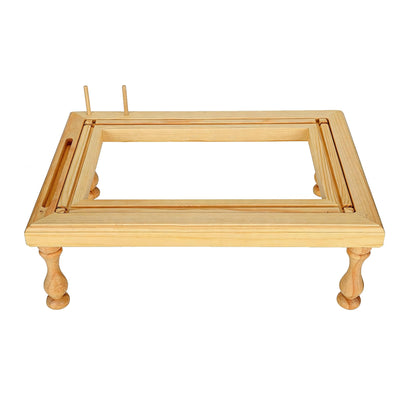 LANXGNAN Beech Wood Embroidery Frame Stand - Holder with Inner Frame
