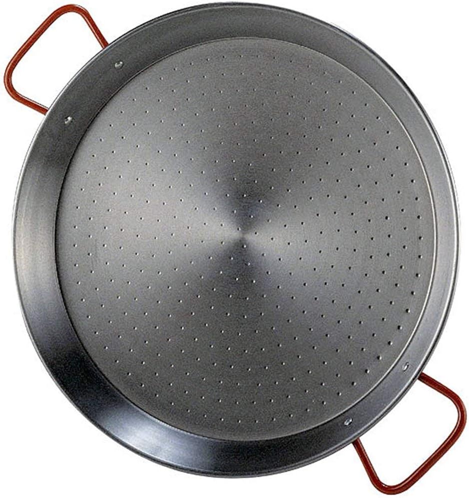 Garcima 11-inch Carbon Steel Paella Pan, 28cm