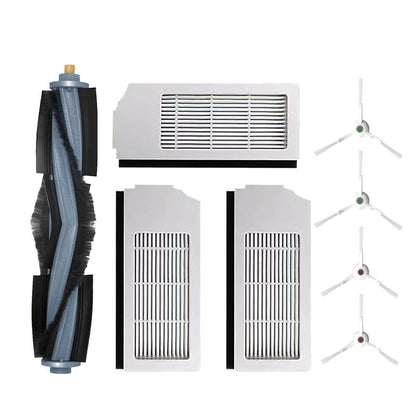 Accessories for ECOVACS DEEBOT T10 Plus:Replacement Parts Compatible with ECOVACS DEEBOT T10 Plus Robtic Vacuum Cleaner Main Brush Side Brush Hepa Filter Spare Attachments