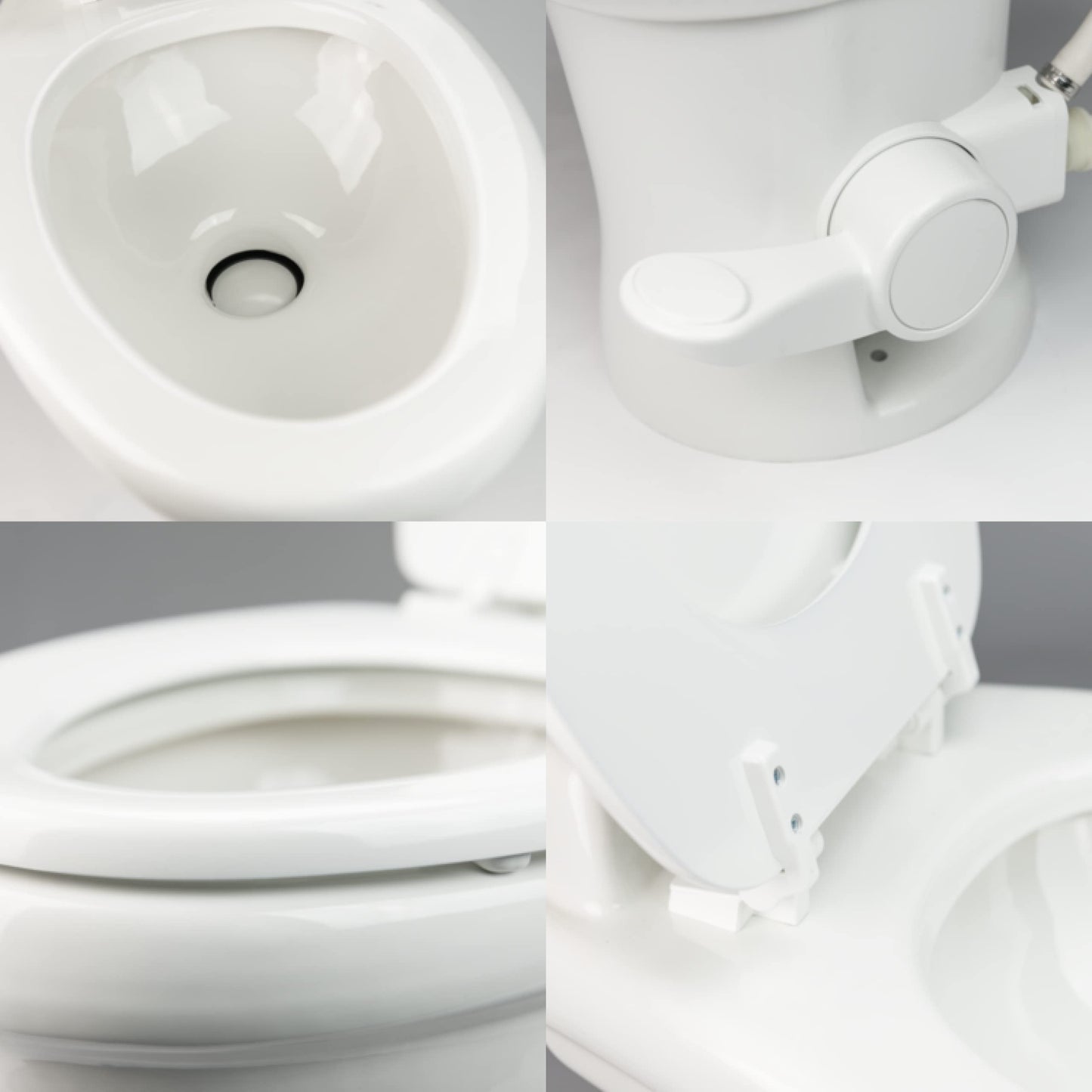 Dometic 302320081 320 Series Standard Height RV Toilet, White