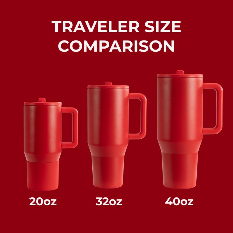HydroJug Kids - 20 oz Insulated Kids Water Bottle with Flip Straw & Handle | Leak-Proof & Durable | Perfect for School, Sports, Lunch, Travel & Camp, Alumni Red