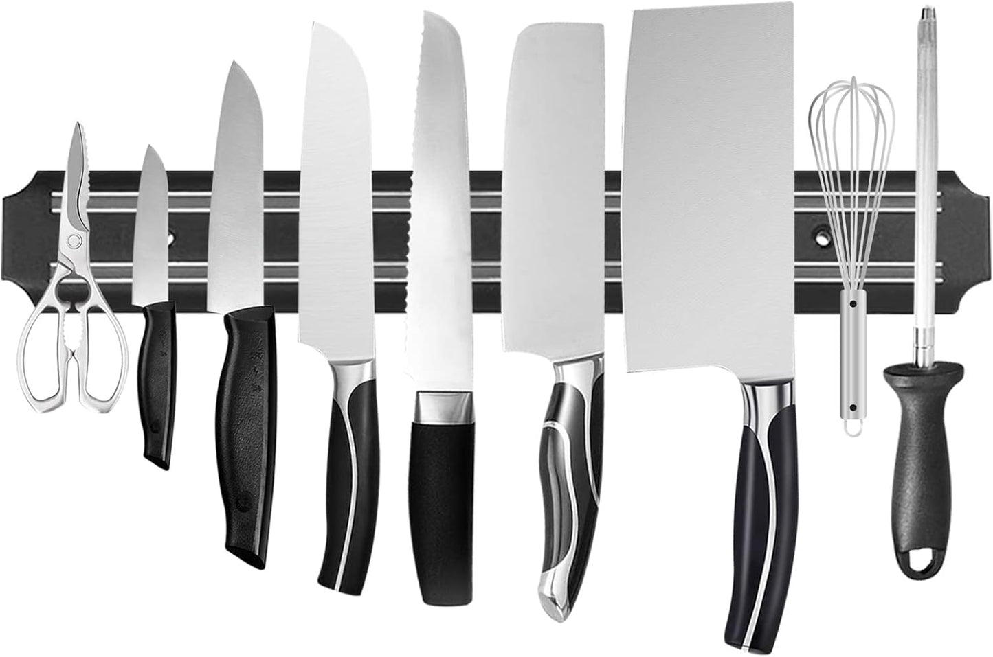 Magnetic Knife Storage Strip, Knife Holder Rack, Kitchen Utensil Tool Holder, Multipurpose Magnetic Knife Rack (15 Inch)