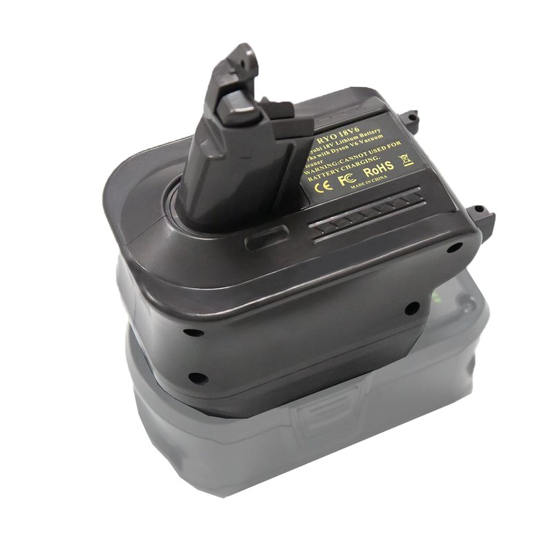 Tueddur Battery Adapter Replacement for Dyson Battery, Convert to Ryobi 18V Battery to Dyson DC62 DC59 DC61 DC72 SV03 SV04 Handheld Vacuum Cleaner Battery. (RYO18V6-A,Adapter only, not Battery