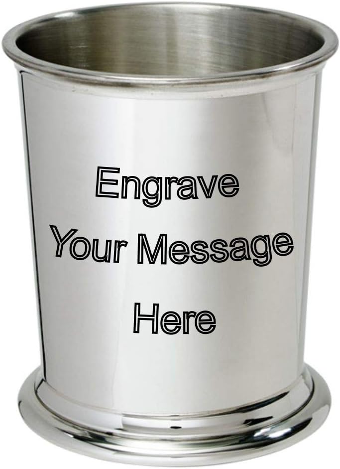 Wentworth Pewter Mint Julep Cup, 1/2 pint with Free Engraving