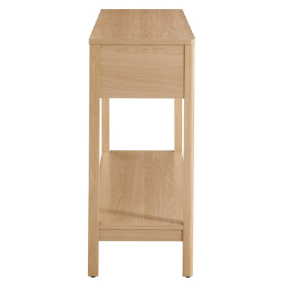 Modway EEI-6797-OAK Chaucer Wood Entryway Console Table, Oak