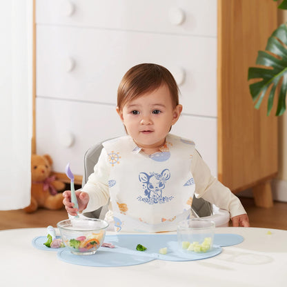 30 Pieces Baby Shower Stencils, 5 Inch Cute Onesie Stencil Reusable Mixed Phrase for Painting, Small Animals Template for Bodysuit Shirts Shoes Bibs Clothes