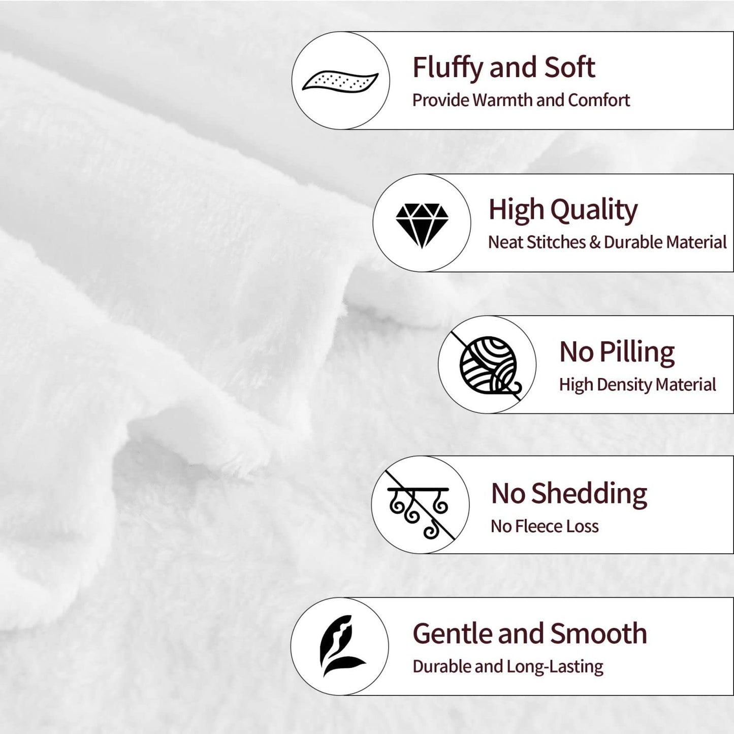 50'' x 60'' Throw Blanket — Soft, Cozy & Lightweight for Living Room, Bedroom & Office; Gift-Ready Comfort for Birthdays, Holidays, Housewarming & Care Packages