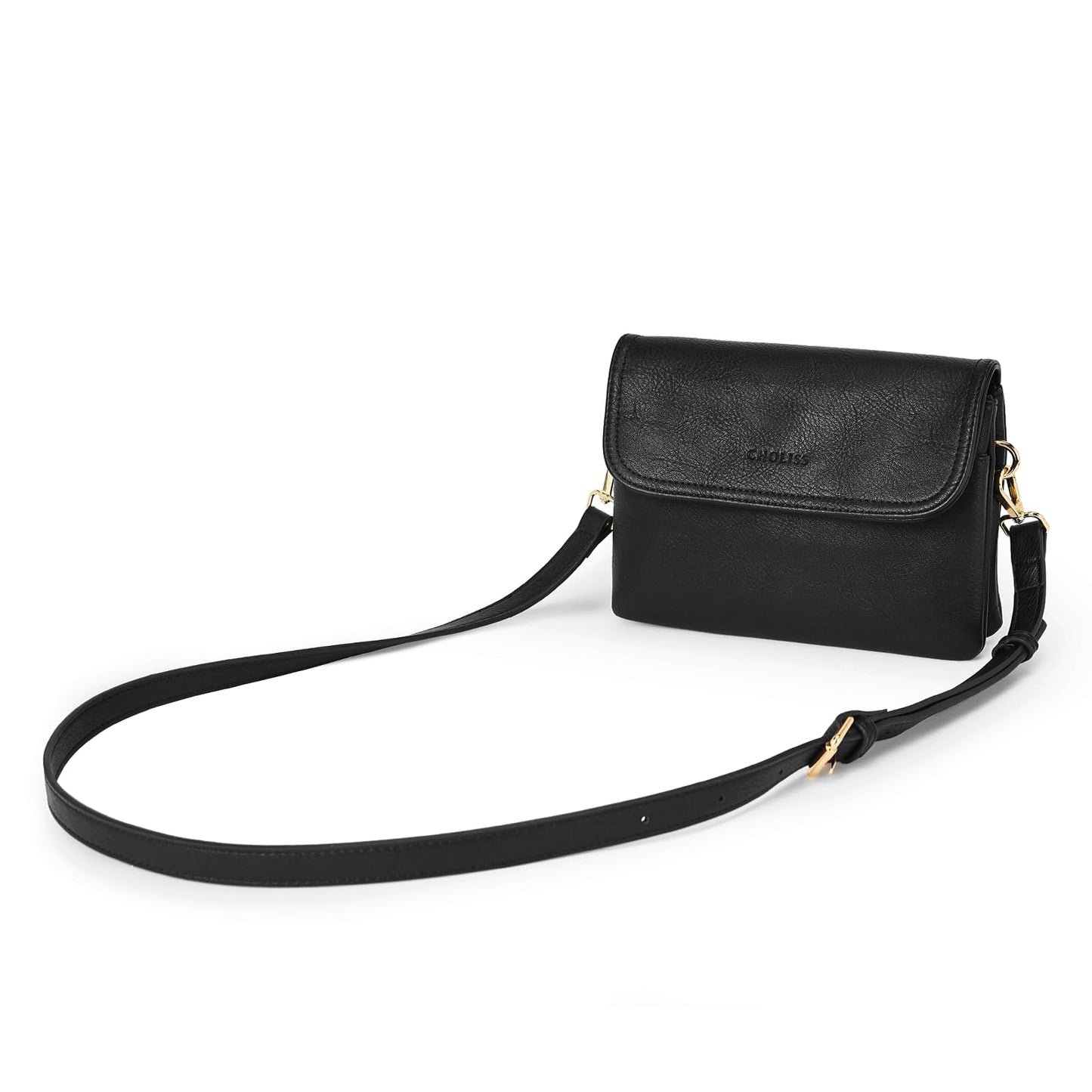 CHOLISS Small Crossbody Bags for Women, Vegan Leather Cell Phone Purse, Mini Travel Purse with Adjustable Strap