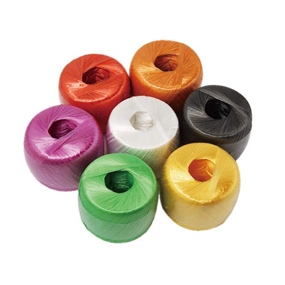 800m Length 2-3cm Width Polyester Nylon Plastic Rope Twine for Packing,Carrying,Hanging,Gardening,Arts and Crafts, Bundling Parcels and Wedding, Decorations,Gift,One Roll
