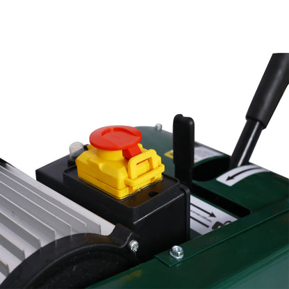 EscoSunshine Electric Log Splitter 7 Ton, Double Flywheel Electric Log Splitter, Wood Splitter Electric Powered 16A 2Hp, Electric Firewood Splitting Machine Horizontal with Mobile Wheels