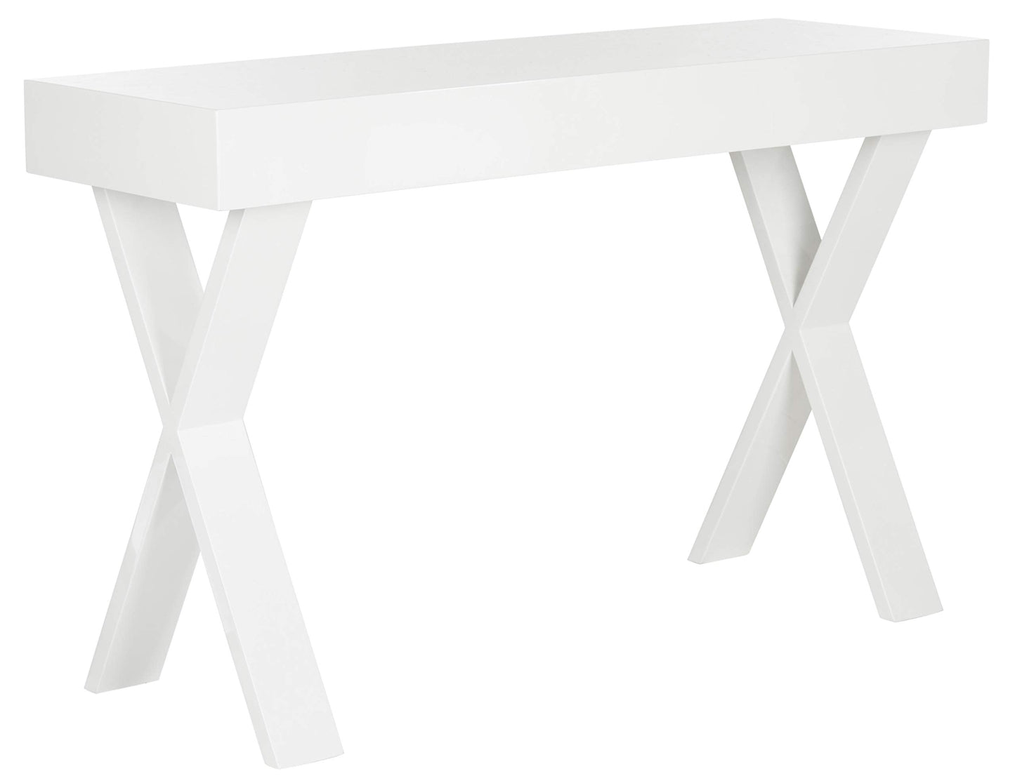 Safavieh Home Collection Alessia White Lacquer 1-Drawer Vanity Desk