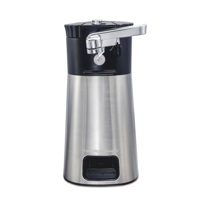 Hamilton Beach OpenStation Electric Automatic Can Opener for Kitchen with Multi Tool and Bottle and Jar Opening Tools, Auto Shutoff, Cord Storage, and Sure Cut Technology, Stainless Steel (76382)