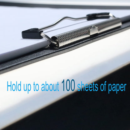 Acocony 11x17 clipboard Double Clip Extra Large Clipboard Low Profile Clip 11 x 17 Clipping Board Light Weight Not Fragile Plastic Black Pack of 1