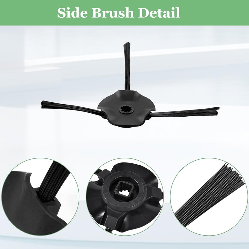 JZSTARINGE Side Brushes Replacement for Shark RV2310, RV2310AE, AV2310, AV2310AE, RV2300, RV2300S, RV2320S, RV2302, RV2302AE, RV2360AE, UR2350AE, UR2360S Matrix Plus Robot Vacuum Cleaner