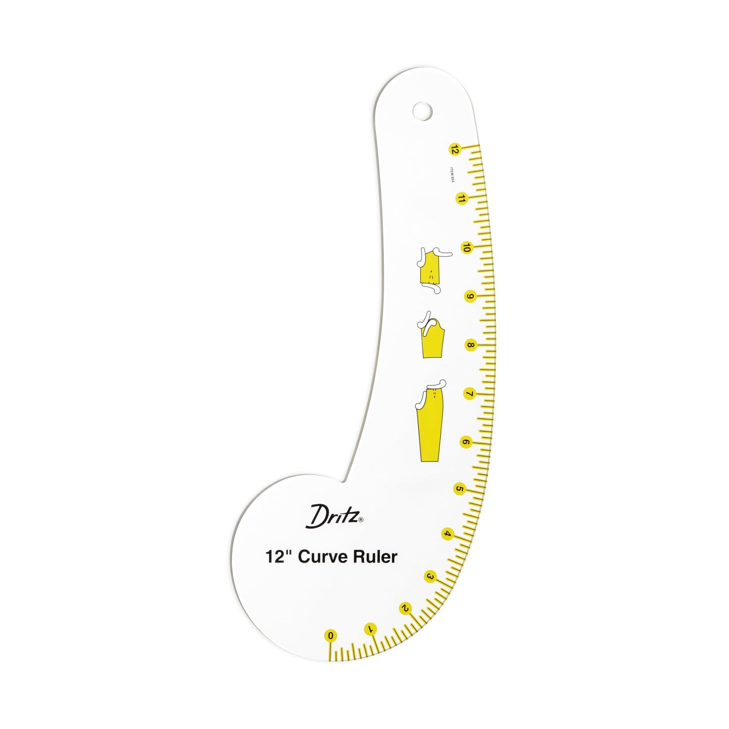 Dritz Design Ruler Trio with Styling Design, Curve & Hip Curve Rulers for Sewing