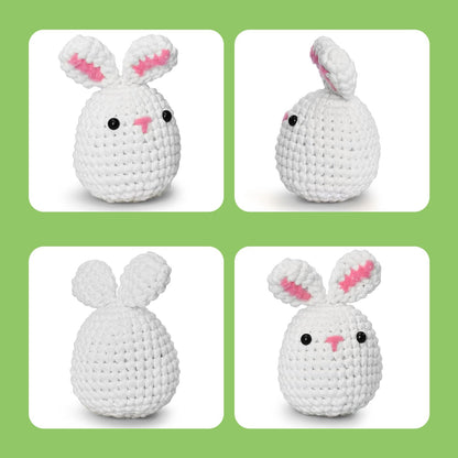 Zepiany Crochet Kit for Beginners, Crochet Kit for Adults Easy Arts Crochet Animals Crafts, Knitting Kit Crochet Kits Women Men with Step-by-Step Video Guides Crochet Gifts, Penguin Bee Bunny