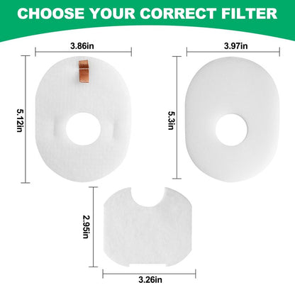 Wolipury 6 Pack Filters Replacement Set for Shark Rocket CS100, CS110, HV290, HV292, HV300, HV300C, HV300W, HV300WC, HV301, HV301C, HV301Q, HV302, HV302Q, HV303, HV305, HV307QB, HV308Q, HV310, UV450