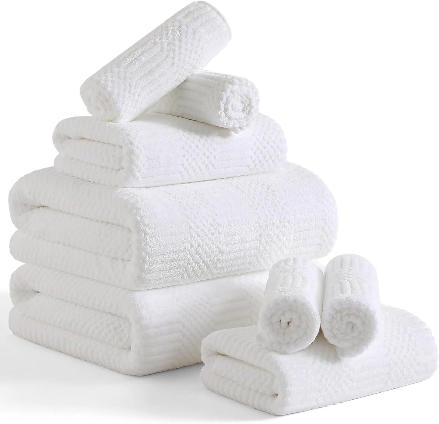 8 Set,2 35"x70" Sheets,2 4 600 Set Ferdilan Piece Extra Large Bath Towels Oversized Bath Towel Hand Towels