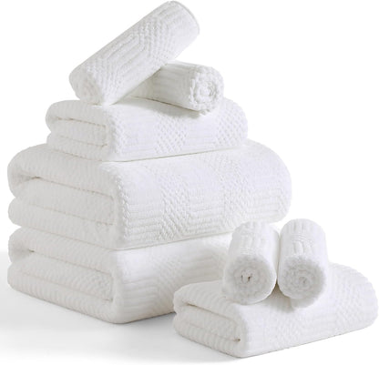 8 Set,2 35"x70" Sheets,2 4 600 Set Ferdilan Piece Extra Large Bath Towels Oversized Bath Towel Hand Towels