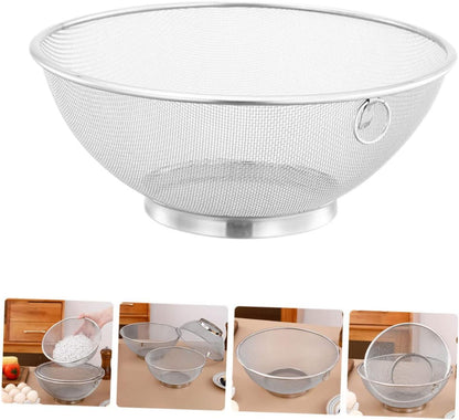 Stainless Steel Rice Basket Noodle Strainer, Large Strainer Washing Machine Filter, Vegetable Washing Basket, Fruits