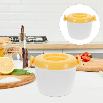 SHERCHPRY Microwave Rice Cooker, Plastic Microwave Pressure Cooker with Locking Lid for Cooking Steaming