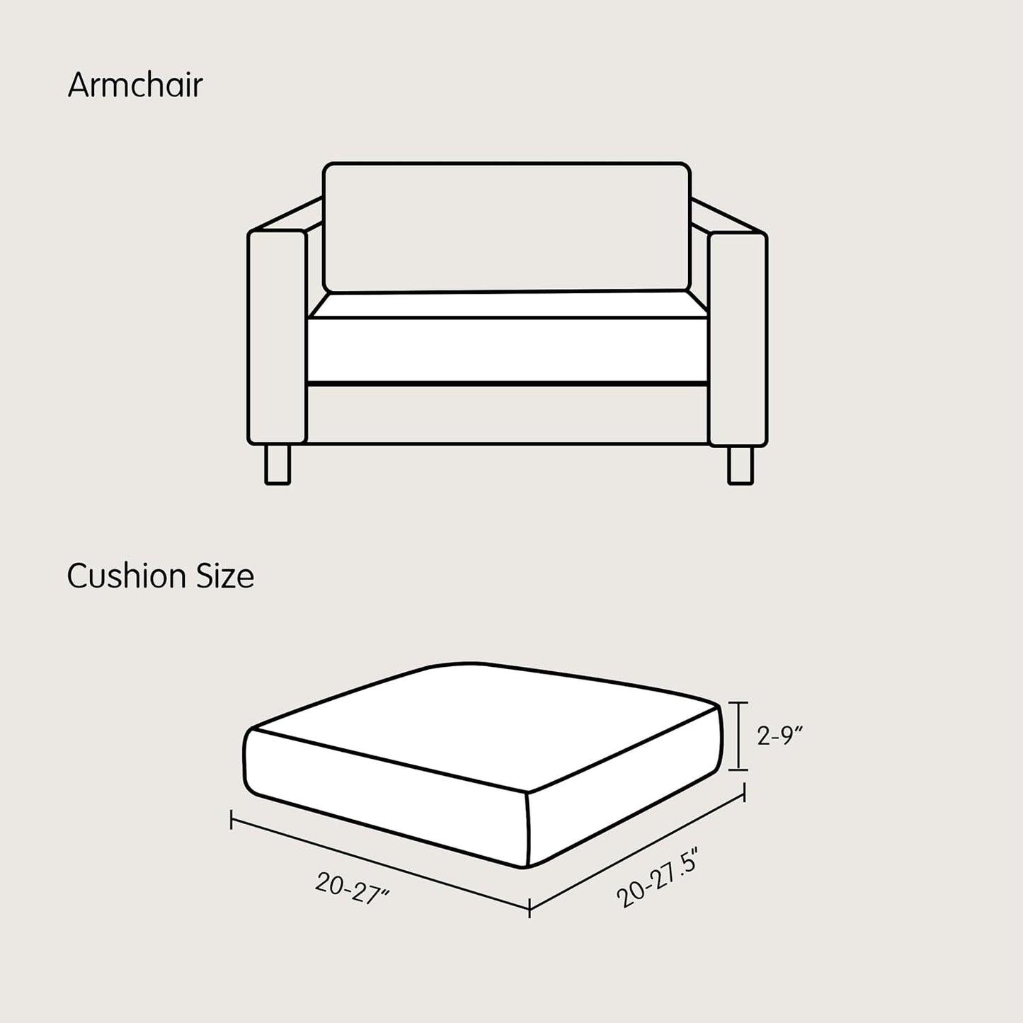 SUBRTEX Couch Slipcover RV Seater Slip Covers, Loveseat Stretch Durable Sofa Protector for Living Room, Small, Steel