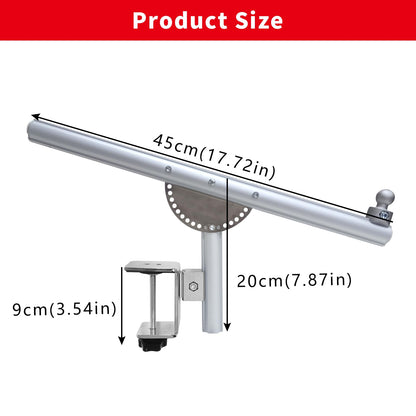 Couple Embroidery Art Cross-Stitch Stand Embroidery Frame Stand Aluminum Alloy Embroidery Frame Stand Adjustable Cross-Stitch Stand Suitable for Embroidery and Sewing (Desktop)