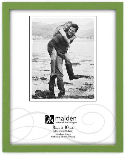 Green Concept Wood Picture Frame, 8-Inch by 10-Inch by Malden International Designs