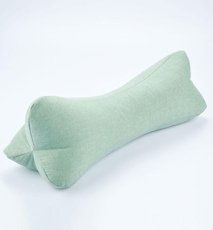 15 5 Inches Breathable Buckwheat Cervical Neck Support Pillow, Triangle Pillows for Neck Pain Relief, Adjustable Height