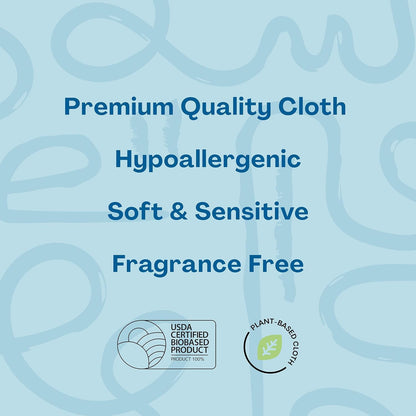 Hello Bello Extra Gentle Unscented Baby Wipes, Plant Based, Made with 99% Water and Aloe for Babies and Kids, 720 Count