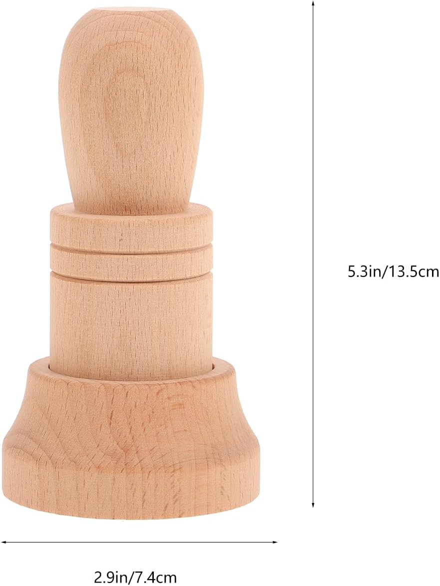 Yardwe Paper Pot Maker Set - 1 Set Flowerpot Starting Kit for Succulent Plants, Wood Juicy Machine