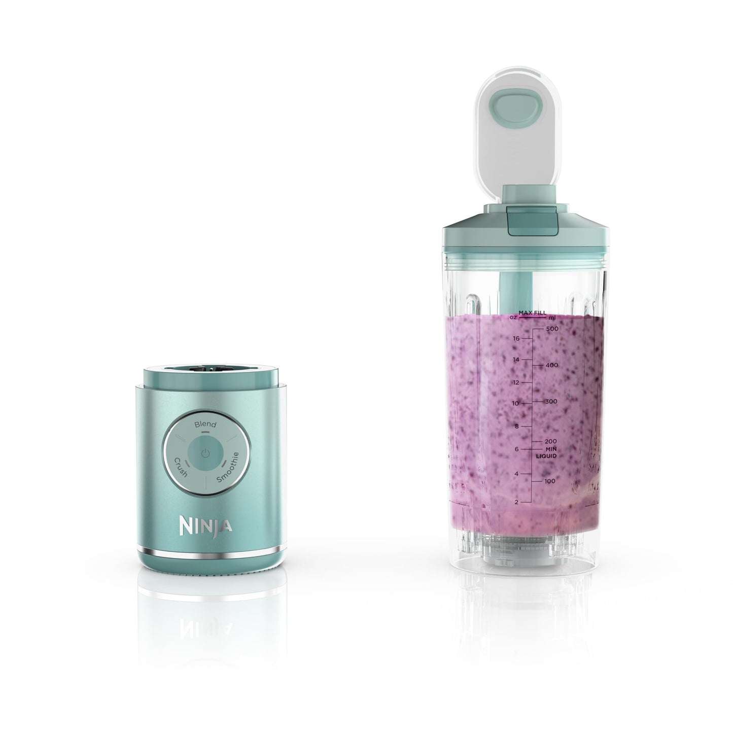 Ninja Blast Max, Portable Blender + Twist & Go, Personal Smoothie, Blend, Ice Crush, 3 Programs, Cordless, 22 oz removable Vessel, Dishwasher Safe, Leakproof, Navy, BC251NV