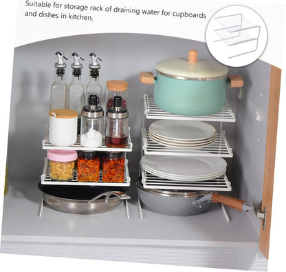 Stainless Steel Dish Drying Rack, Heavy Duty Metal Drainer Rack for Kitchen Countertop Organization and Storage