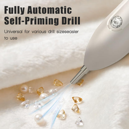 Ohotecy Electric Diamond Painting Pen with Adjustable Suction, Cordless Rechargeable Vacuum Rhinestone & Crystal Picker Tool for Round, Square & AB Drills, Low Noise Pro Diamond Art Accessories