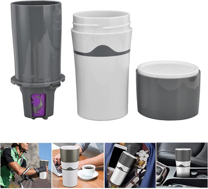 Portable K Cup Coffee Maker, Single Serve Drip Coffee Maker, Manual Drip for Travel, Camping, Office Use